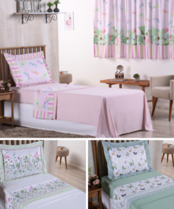 Jogo de Lençol 3 Pçs Completo Boy Solteiro 300 fios Estampa Digital