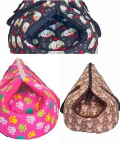 Bolsa de Transporte e Cama Iglu Pet 2 em 1 Amora Pop Dog Impermeável