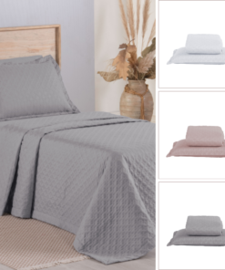 Kit 2 Pçs Cobre Leito Solteiro Attuale Dupla Face Matelado