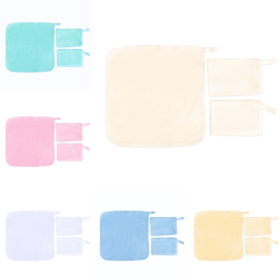 Fralda Pano de Boca Babete Bebê Malha Liso com Viés e Prendedor de Chupeta 30x30cm