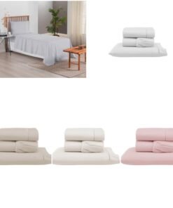 Jogo de Lençol 3 Pçs Solteiro Versatile Completo Micropercal 300 Fios