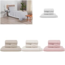 Jogo de Lençol 3 Pçs Solteiro Versatile Completo Micropercal 300 Fios