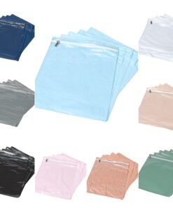 Kit 5 Pçs Saco Organizador Impermeável com Visor e Zíper