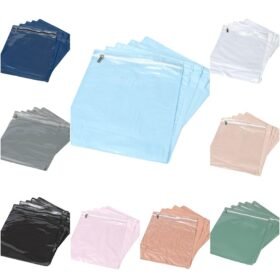 Kit 5 Pçs Saco Organizador Impermeável com Visor e Zíper