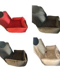 Cama Pet e Capa Protetora 2 em 1 para Assento Traseiro Veicular Grande Toddy Liso Impermeável